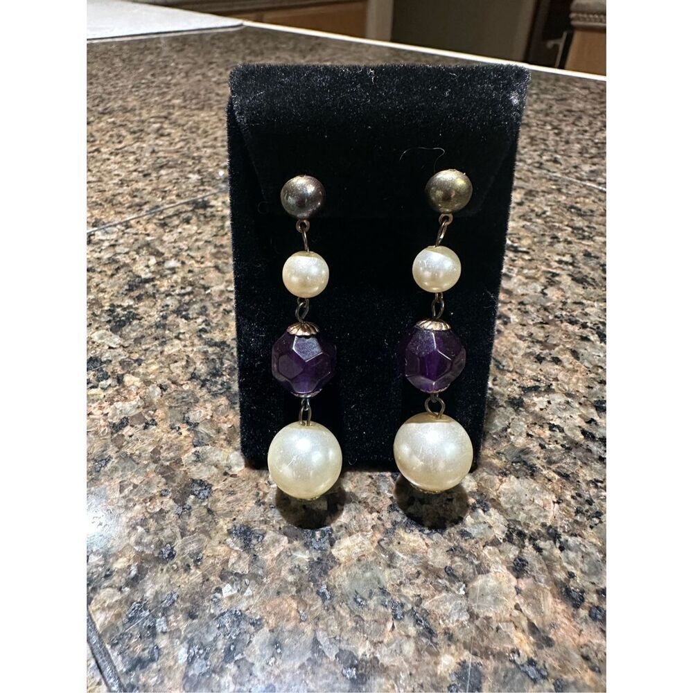 Vintage pierced earrings